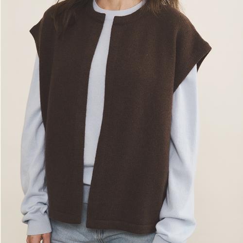 Linnea Lund - Gilet - Theo Chocolat  - Photo 1