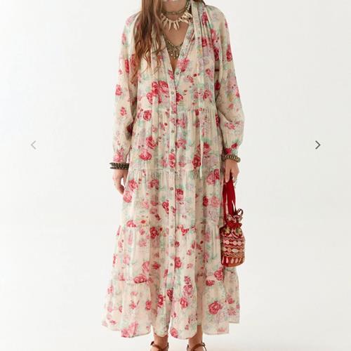 Maison Hotel - Robe - Augustina Dress Candy Roses - Photo 1