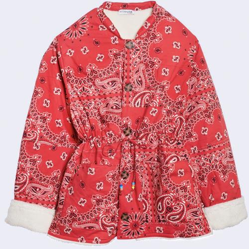 Arizona Love - Veste - Maroon Jacket Bandana Rouge - Photo 1