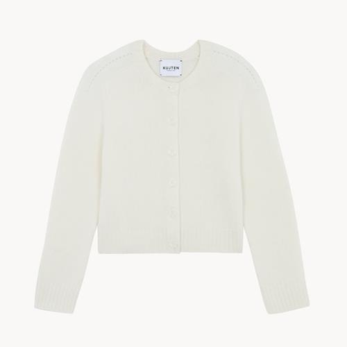 Kujten - Gilet  - Cardigan Caroline Blanc - Photo 1