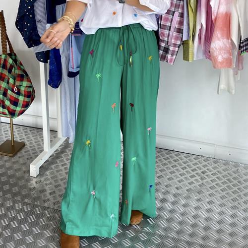 Stella H - Pantalon - Charlie Vert - Photo 1