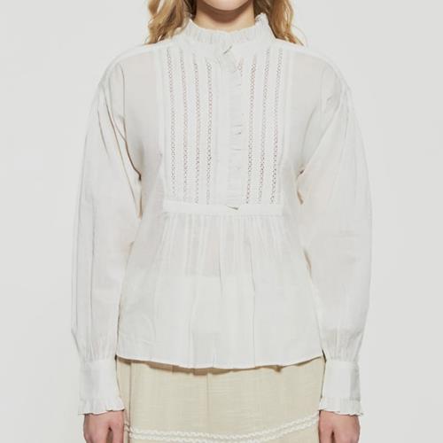 Antik Batik - Blouse - Hitala White  - Photo 1
