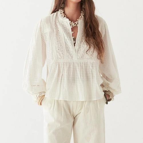 Maison Hotel - Blouse - Sabine Blouse Pearl - Photo 1