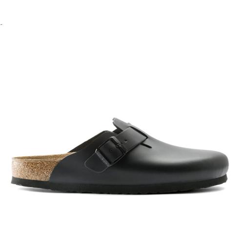 Birkenstock - Sabot - Boston Leather Black - Photo 1