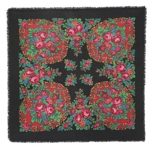 Kujten - Bandana - Hachiko Flower Noir - Photo 1
