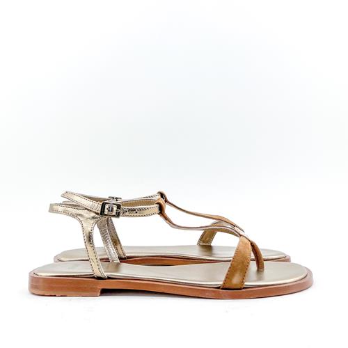 Nimal - Sandales - Billie Cuoio Pitone Or - Photo 1
