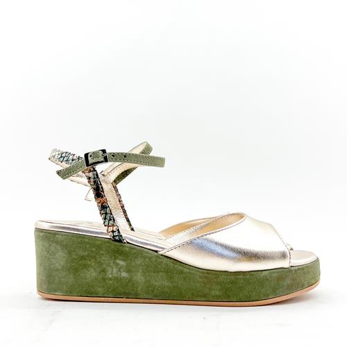 Nimal - Sandale - Margaret Bis Kaki Doré - Photo 1