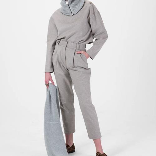 Heimstone - Pantalon - Gabriel Flanelle Taupe - Photo 1