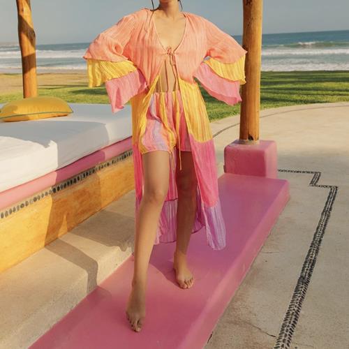 Sundress - Kimono - Ella Kimono Mix Color - Photo 1