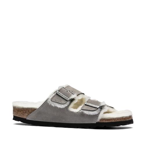 Birkenstock - Sandale - Arizona Shearling Stone Coin - Photo 1