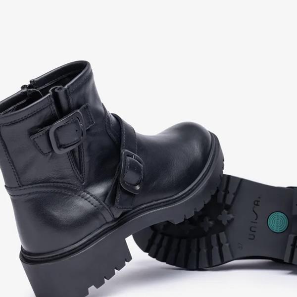 bottines unisa cuir noir