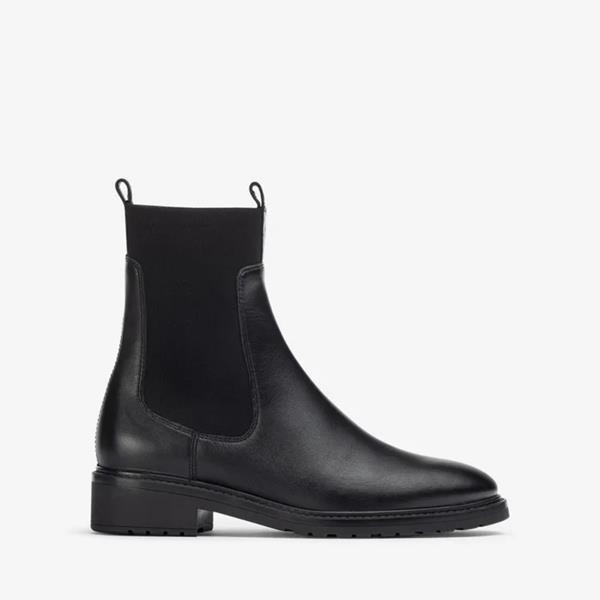 Bottines unisa clearance cuir noir