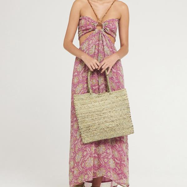 antik batik boheme boho hippie gypsy mode femme Robe Loah PInk