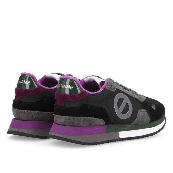 baskets sneakers Mia Jogger Black Ardoise no name shoes