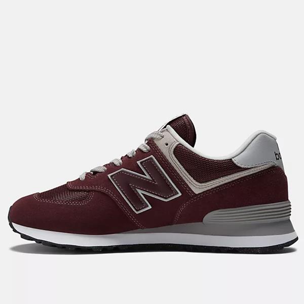 Baskets bordeaux femme New Balance 574 Burgundy running sneakers