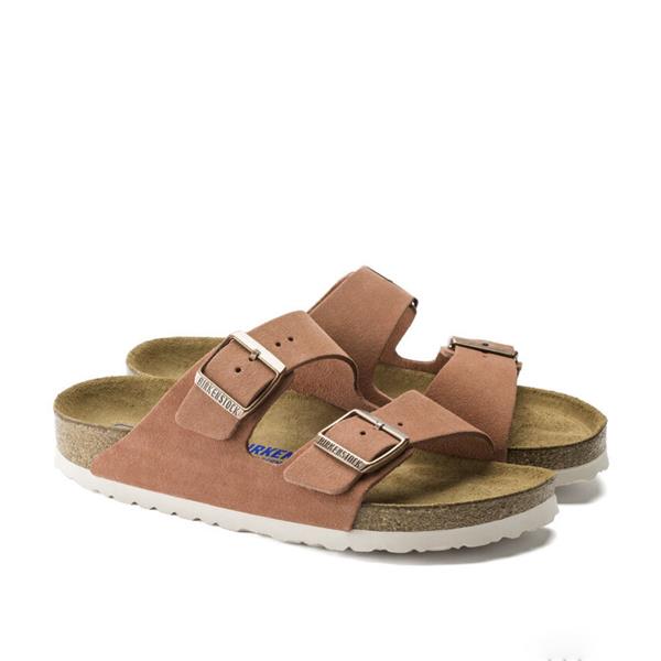 birkenstock arizona earth red suede