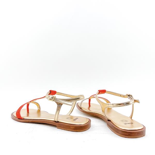 sandales nimal Billie Or Corail