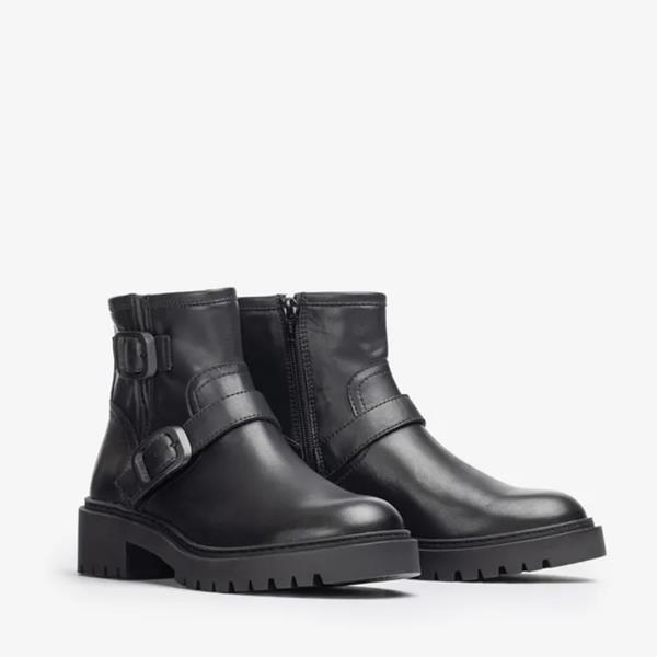 bottines unisa cuir noir