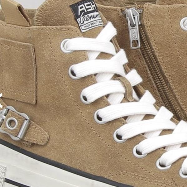 baskets ash montantes Rage Golden Camel style converse plateforme