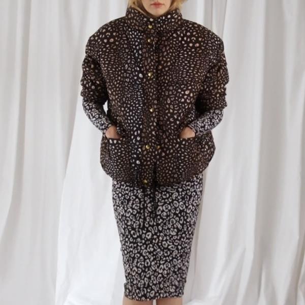 Doudoune leopard femme outlet