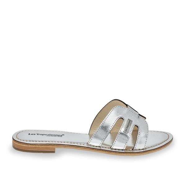 Damia argent mule sandales les tropeziennes