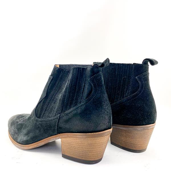 boots santiag tag noir velours gio italie