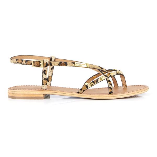sandale tropezienne leopard