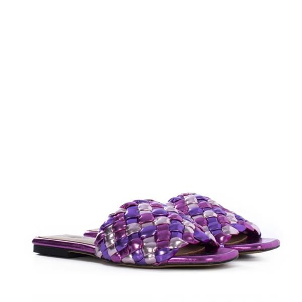 sandale rose pink metallic toral shoes