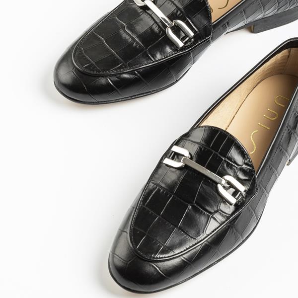 bottines unisa cuir noir